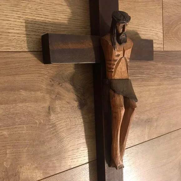 Mission San Diego Crucifix - Handmade Wood - Mexican Made - Arms of Christ